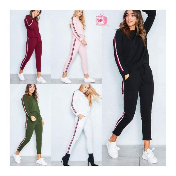 women autumn winter long sleeve loose pullover plain drawstring trousers ladies casual sportswear tracksuit two piece set women's track, Gray
women autumn winter long sleeve loose pullover plain drawstring trousers ladies casual sportswear tracksuit two piece set women's track, Gray