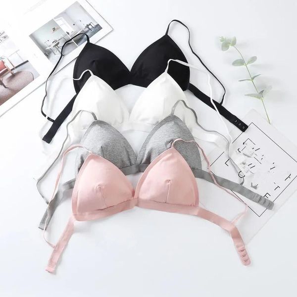 bras wireless bra triangle cup underwear women seemless pushup beautiful back thin brasier drop, Red;black
bras wireless bra triangle cup underwear women seemless pushup beautiful back thin brasier drop, Red;black