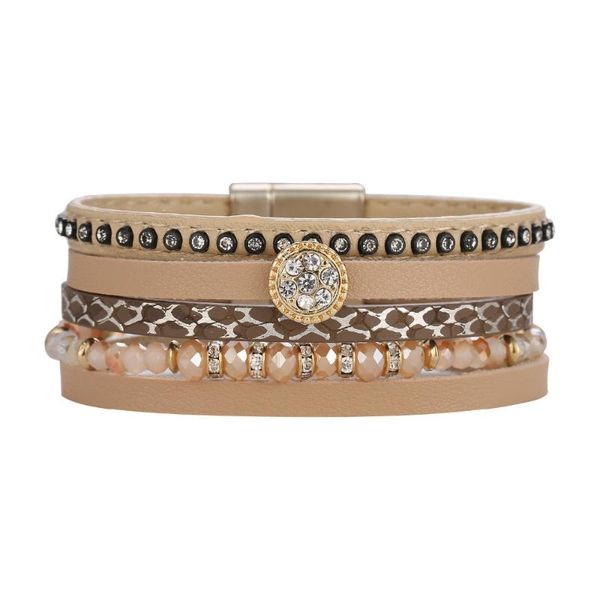 charm bracelets leather for women blue enamel metal female multilayer wrap wide bracelet femme jewelry, Golden;silver
charm bracelets leather for women blue enamel metal female multilayer wrap wide bracelet femme jewelry, Golden;silver
