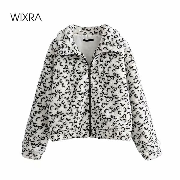 wixra womens lamb wool fleece jackets ladies zipper pockets leopard street style overcoat autumn winter 210419, Black
wixra womens lamb wool fleece jackets ladies zipper pockets leopard street style overcoat autumn winter 210419, Black
