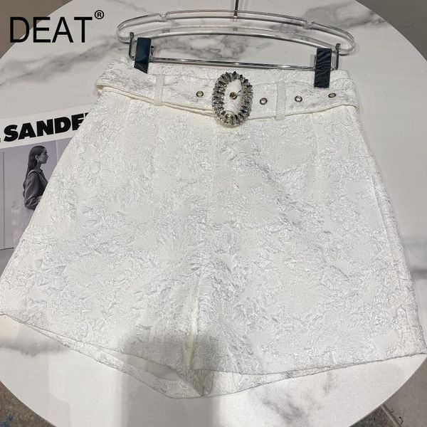 women's shorts deat women sashes fold embossed personality arrivals high waist fashion temperament spring summer 2021 11d476, White;black
women's shorts deat women sashes fold embossed personality arrivals high waist fashion temperament spring summer 2021 11d476, White;black