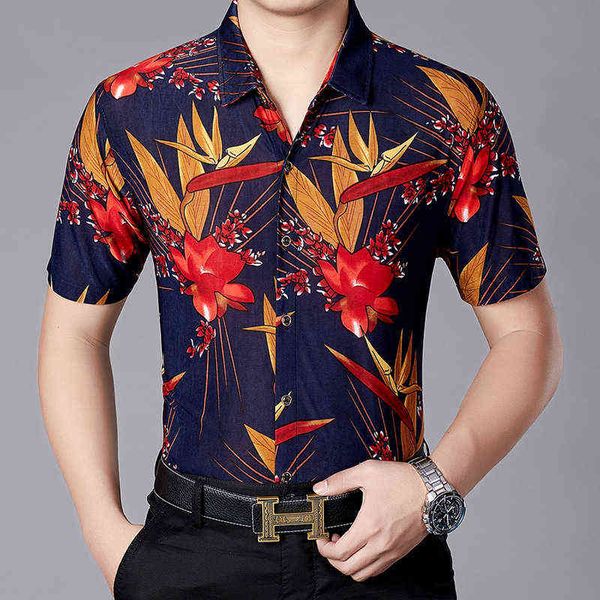 2021 summer men's short sleeve frh middle-aged and elderly loose printed casual flower shirt, White;black
2021 summer men's short sleeve frh middle-aged and elderly loose printed casual flower shirt, White;black