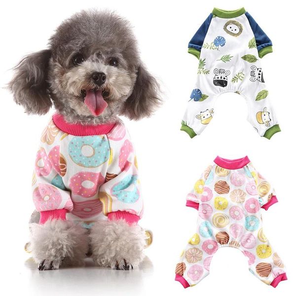 pet dog pajamas 4 legged animal cartoon doughnut design homewear puppy apparel jumpsuit all seasons cotton romper
pet dog pajamas 4 legged animal cartoon doughnut design homewear puppy apparel jumpsuit all seasons cotton romper