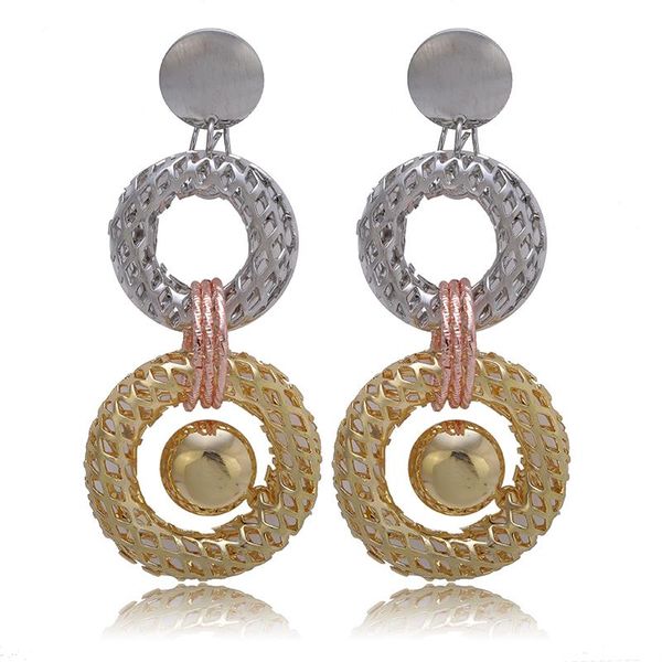 earrings & necklace manufacturers selling three color hanging wheels two wear fashion temperament korean fine jewelry accessories, Silver
earrings & necklace manufacturers selling three color hanging wheels two wear fashion temperament korean fine jewelry accessories, Silver