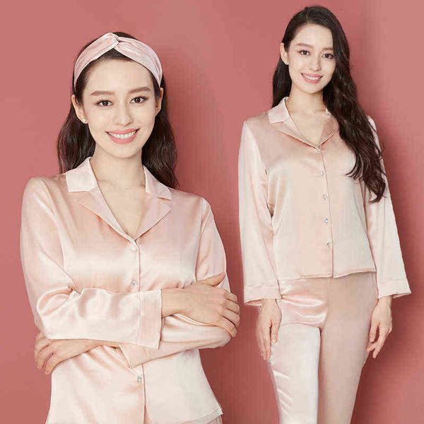 sleepwear 60 pcs lanjing tencel light luxury luster satin women's long sleeve suit button pajamas home cloth, Black;red
sleepwear 60 pcs lanjing tencel light luxury luster satin women's long sleeve suit button pajamas home cloth, Black;red