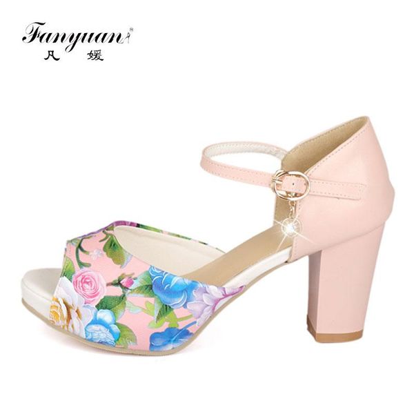 fanyuan 2021 beautiful print women platform sandals cover heel crystal buckle summer party date wear sandalen dames, Black
fanyuan 2021 beautiful print women platform sandals cover heel crystal buckle summer party date wear sandalen dames, Black