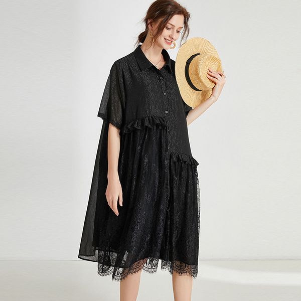 big yards dresses 2021 large summer fat mm loose belly covering lapel short sleeve chiffon stitching lace 76230
big yards dresses 2021 large summer fat mm loose belly covering lapel short sleeve chiffon stitching lace 76230
