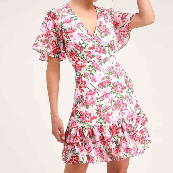 casual dresses summer v neck flower women short butterfly sleeve floral printed cascading ruffles a-line party female vistidos 87w, Black;gray
casual dresses summer v neck flower women short butterfly sleeve floral printed cascading ruffles a-line party female vistidos 87w, Black;gray
