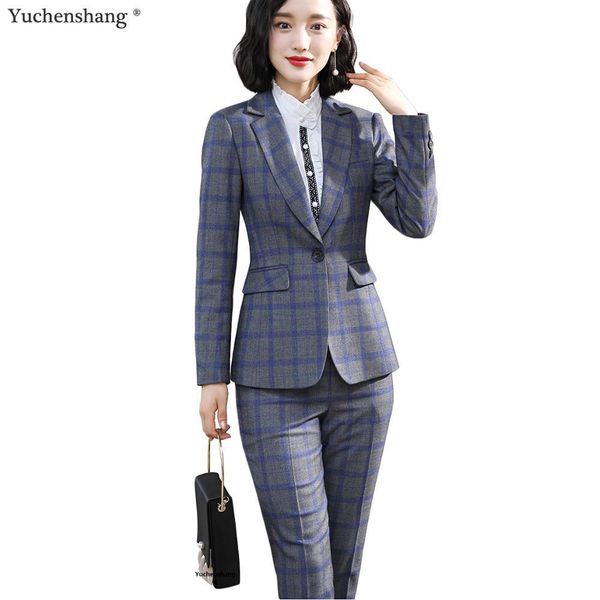 women's suits & blazers women office lady work business pant suit new fall autumn winter spring 2 piece set one button plaid blazer jac, White;black
women's suits & blazers women office lady work business pant suit new fall autumn winter spring 2 piece set one button plaid blazer jac, White;black