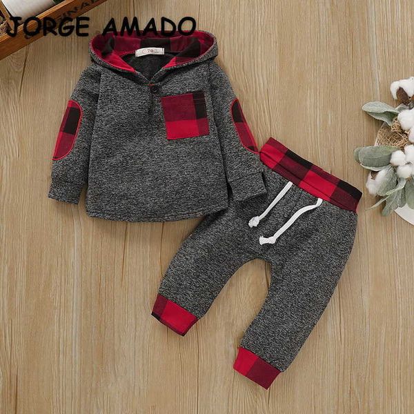 wholesale spring boys and girls sets colorful plaid cotton hoodie 2-piece sports suit baby wear e90017 210610, White
wholesale spring boys and girls sets colorful plaid cotton hoodie 2-piece sports suit baby wear e90017 210610, White