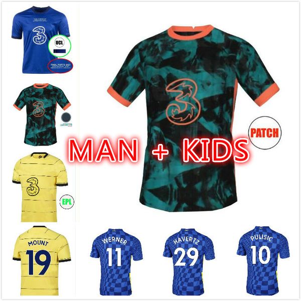 20 21 22 soccer jerseys abraham werner havertz chilwell ziyech lampard football shirt pulisic camiseta kante mount 2021 2022 men + kids kit, Black;yellow
20 21 22 soccer jerseys abraham werner havertz chilwell ziyech lampard football shirt pulisic camiseta kante mount 2021 2022 men + kids kit, Black;yellow