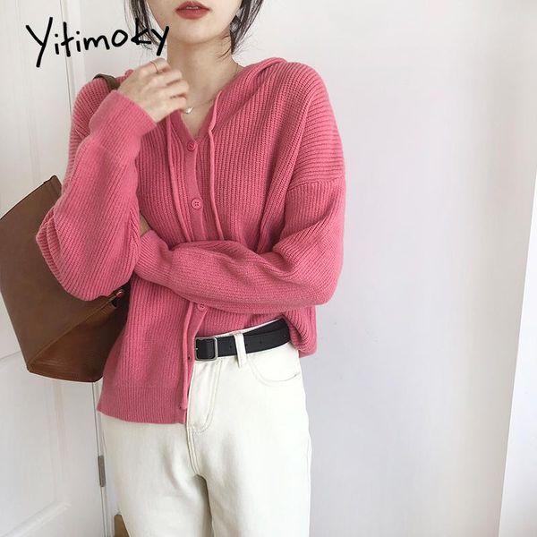women's knits & tees yitimoky pink cardigan women fall 2021 fashion casual long sleeve hooded knitted sweater coats loose korean jacket, White
women's knits & tees yitimoky pink cardigan women fall 2021 fashion casual long sleeve hooded knitted sweater coats loose korean jacket, White