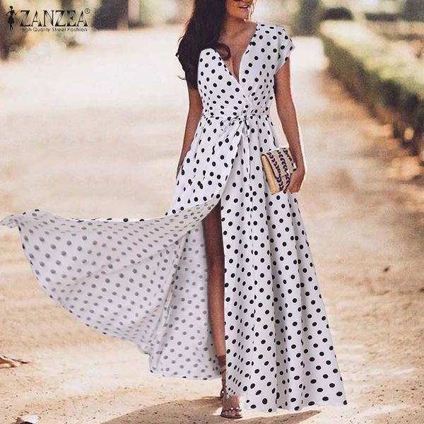 casual dresses bohemian women 2022 summer polka dot maxi vestidos lace up long sundress female v-neck robe oversze 5xl, Black;gray
casual dresses bohemian women 2022 summer polka dot maxi vestidos lace up long sundress female v-neck robe oversze 5xl, Black;gray