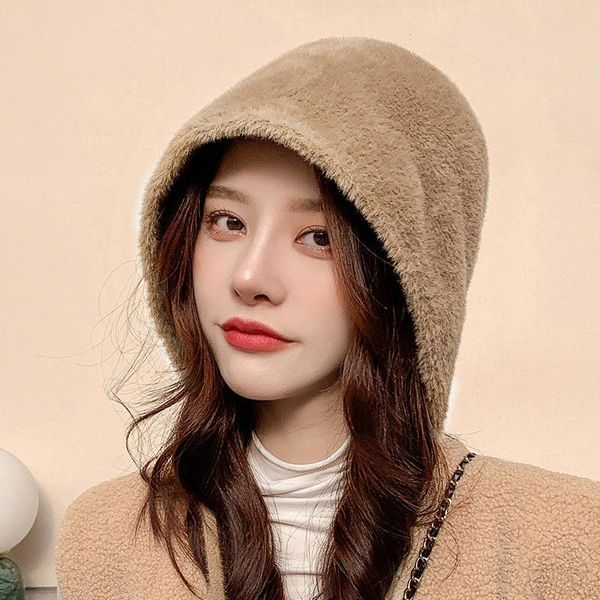 wide brim hats korean version of the 2021 female autumn and winter dome imitation mink basin hat solid color lace outdoor warm button, Blue;gray
wide brim hats korean version of the 2021 female autumn and winter dome imitation mink basin hat solid color lace outdoor warm button, Blue;gray