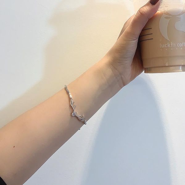 link, chain yilu has you bamboo stitching bracelet cold style high-grade ins elegant exquisite student girlfriends, Black
link, chain yilu has you bamboo stitching bracelet cold style high-grade ins elegant exquisite student girlfriends, Black
