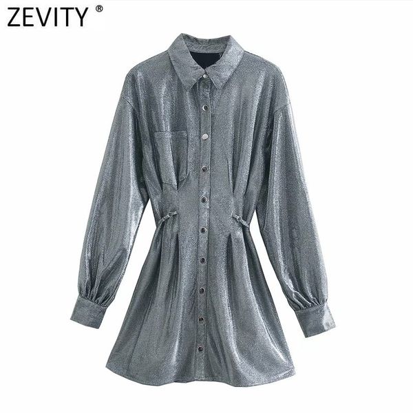 zevity women vintage backless shining mini shirt dress female long sleeve breasted lace up casual slim retro vestido ds4834 210419, Black;gray
zevity women vintage backless shining mini shirt dress female long sleeve breasted lace up casual slim retro vestido ds4834 210419, Black;gray
