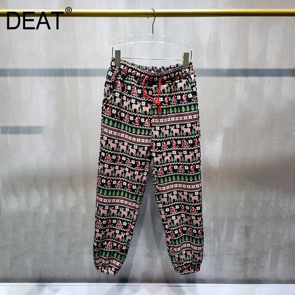 autumn and winter fashion casual printed fawn plush versatile elastic waist large floral long pants women sh093 women's & capris, Black;white
autumn and winter fashion casual printed fawn plush versatile elastic waist large floral long pants women sh093 women's & capris, Black;white