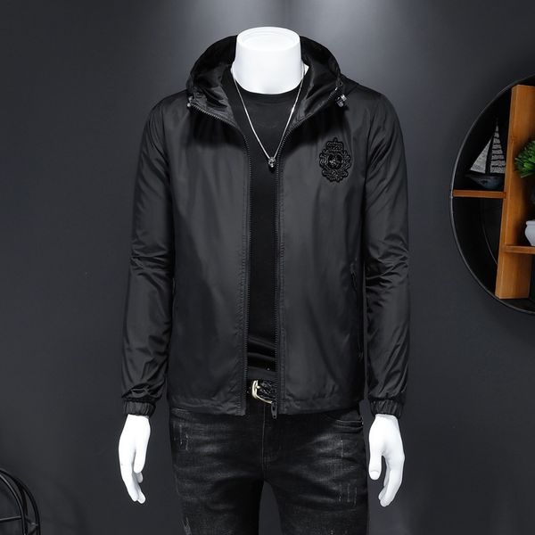 the fine fleece hoodies spring men's hooded jacket fashion slim trend youth solid color, Black
the fine fleece hoodies spring men's hooded jacket fashion slim trend youth solid color, Black