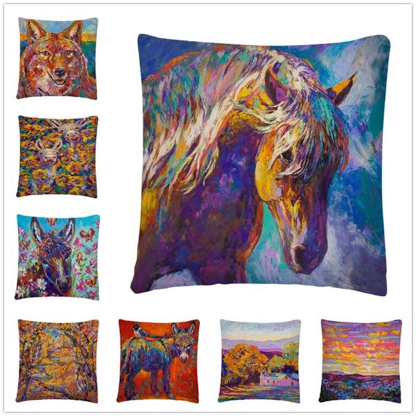 artistic oil painting pattern linen cushion cover pillowcase home sofa car decoration pillowcase45x45 cm cushion/decorative pillow
artistic oil painting pattern linen cushion cover pillowcase home sofa car decoration pillowcase45x45 cm cushion/decorative pillow