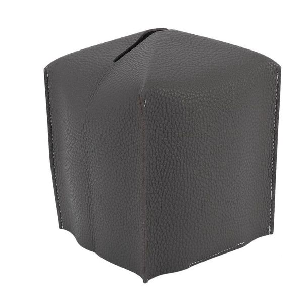 tissue boxes & napkins box cover, refined modern pu leather square holder - decorative holder/organizer-dark gray
tissue boxes & napkins box cover, refined modern pu leather square holder - decorative holder/organizer-dark gray