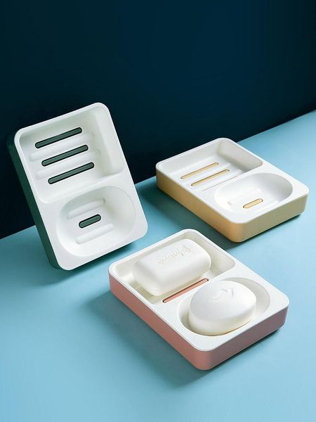 soap dishes household double-layer box student dormitory laundry storage creative large double grid drain rack
soap dishes household double-layer box student dormitory laundry storage creative large double grid drain rack