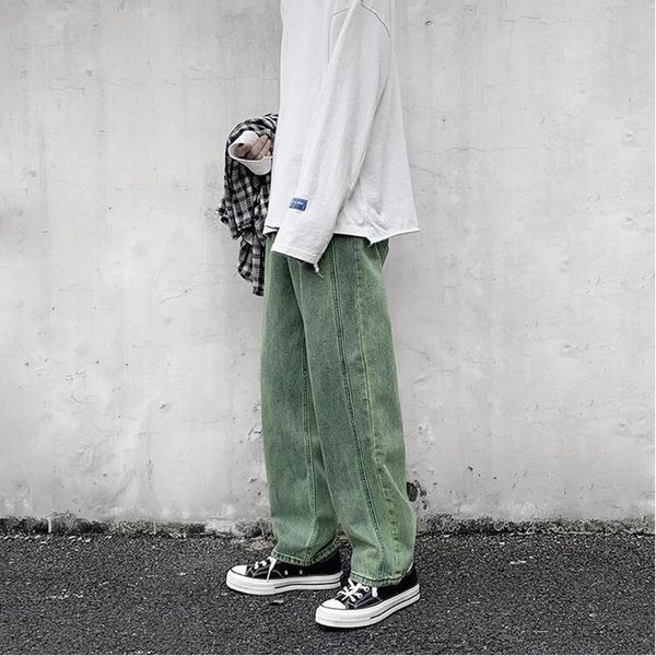 men's jeans 2021 spring fashion straight korean students' versatile wide leg casual pants green purple, Blue
men's jeans 2021 spring fashion straight korean students' versatile wide leg casual pants green purple, Blue