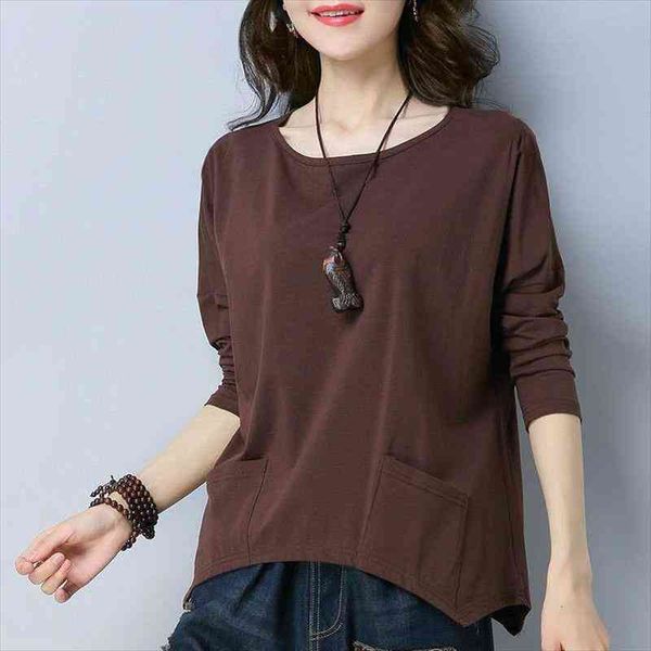 womens blouse plus size 100% cotton long slim tee shirt ladies casual batwing autumn women clothing 4xl, White
womens blouse plus size 100% cotton long slim tee shirt ladies casual batwing autumn women clothing 4xl, White