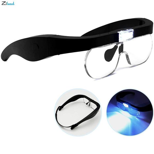 sunglasses zilead rechargeable head magnifier glasses eyeglasses with 2 led lights detachable magnifying lenses1.5x 2.5x, 3.5x,5x, White;black
sunglasses zilead rechargeable head magnifier glasses eyeglasses with 2 led lights detachable magnifying lenses1.5x 2.5x, 3.5x,5x, White;black