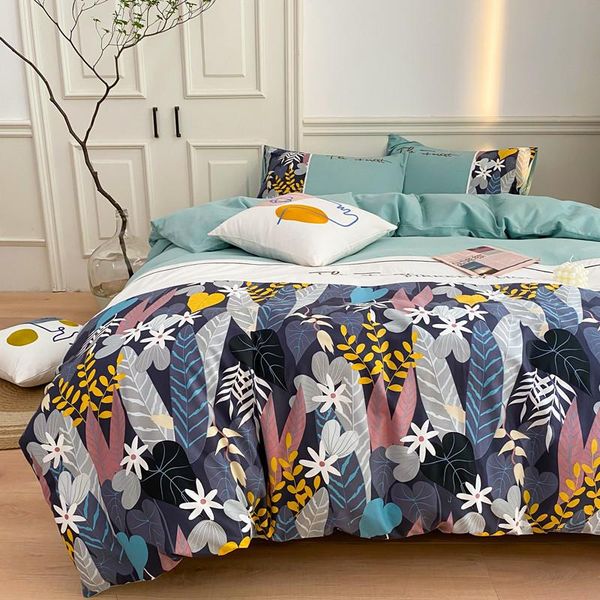 bedding sets american style set 100% cotton flower forest home linens 4pcs duvet cover flat sheet ab side pillowcase 2021
bedding sets american style set 100% cotton flower forest home linens 4pcs duvet cover flat sheet ab side pillowcase 2021