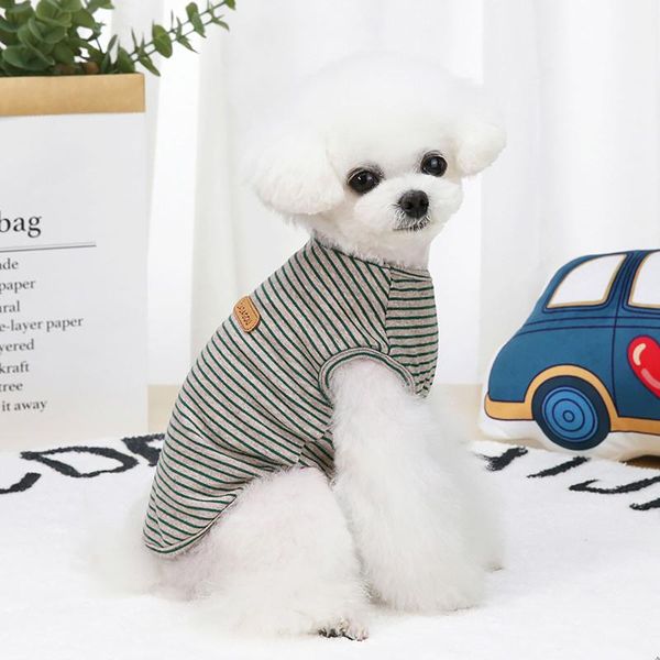 cat costumes summer striped dog shirt cotton casual pet vest comfortable costume puppy t-shirt breathable clothes cute
cat costumes summer striped dog shirt cotton casual pet vest comfortable costume puppy t-shirt breathable clothes cute