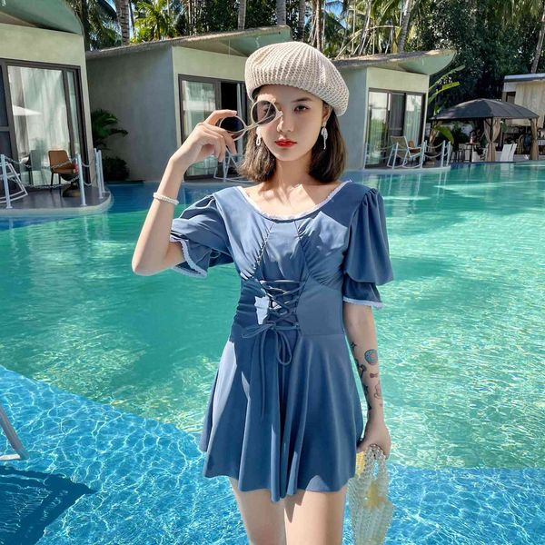 new style spring split swimming suit for female students, White;black
new style spring split swimming suit for female students, White;black