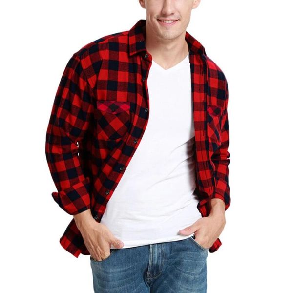 men's casual shirts 1225-men flannel plaid shirt cotton 2021 autumn winner long sleeve soft comfort slim fit styles brand man plus, White;black
men's casual shirts 1225-men flannel plaid shirt cotton 2021 autumn winner long sleeve soft comfort slim fit styles brand man plus, White;black