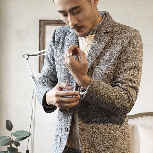 men's jackets ts-0001 read description red asian size mans winter thick warm wool blazer jacket, Black;brown
men's jackets ts-0001 read description red asian size mans winter thick warm wool blazer jacket, Black;brown