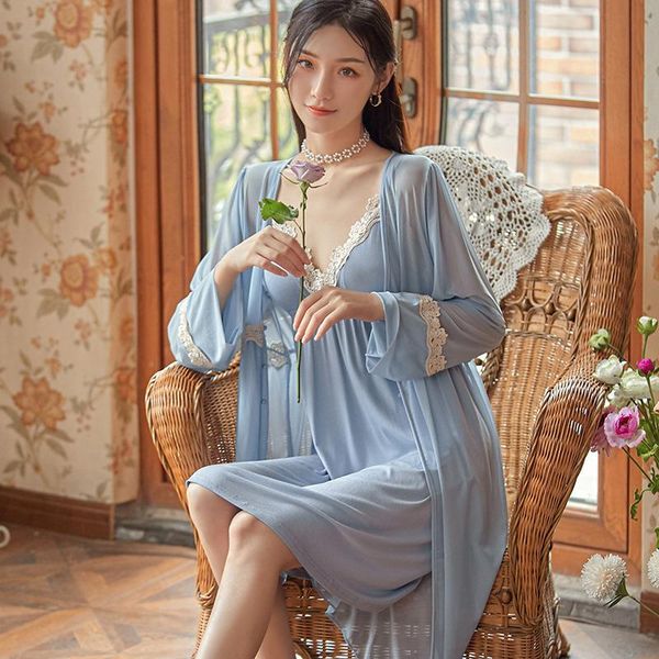 women's sleepwear fairy night gowns and robes for women pijamas mesh lace vintage nightgown cami dress robe 2pcs lounge set, Black;red
women's sleepwear fairy night gowns and robes for women pijamas mesh lace vintage nightgown cami dress robe 2pcs lounge set, Black;red