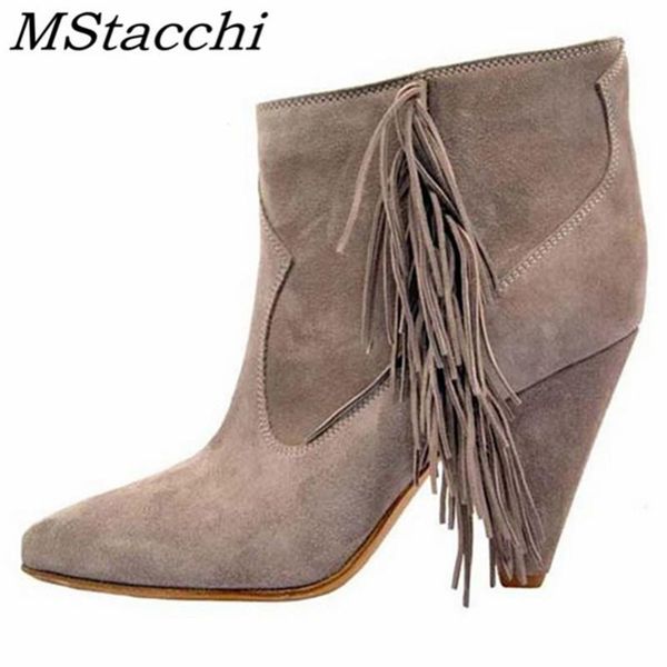 boots mstacchi pointed toe ankle winter spike heel zipper elegant tassels women party fashion, Black
boots mstacchi pointed toe ankle winter spike heel zipper elegant tassels women party fashion, Black