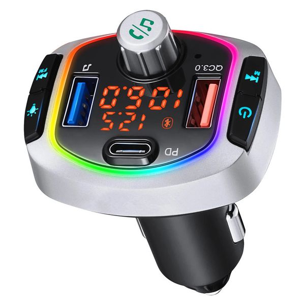 bluetooth wireless car kit handfm transmitter tf/u disk mp3 music player led backlit adapter dual usb qc 3.0+pd type c fast charger
bluetooth wireless car kit handfm transmitter tf/u disk mp3 music player led backlit adapter dual usb qc 3.0+pd type c fast charger