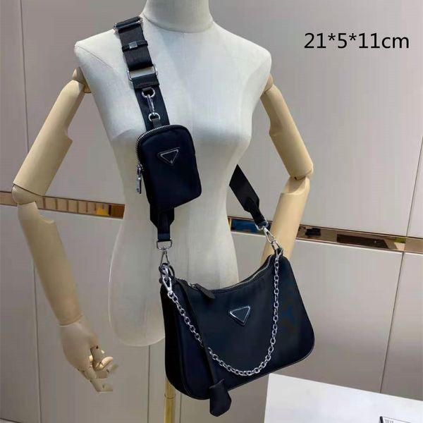 women nylon handbags hobos 2-pc shoulder bags designer crossbody chain bag fashion baguettes ladys soft handbag triangle high quality
women nylon handbags hobos 2-pc shoulder bags designer crossbody chain bag fashion baguettes ladys soft handbag triangle high quality