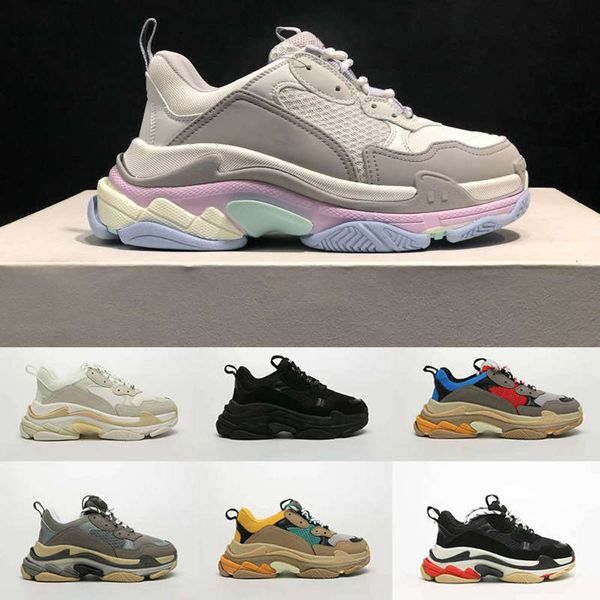 fashion shoe dad triple s 17fw sneakers for men women spring chaussures navy blue daddy shoes with box, Black
fashion shoe dad triple s 17fw sneakers for men women spring chaussures navy blue daddy shoes with box, Black