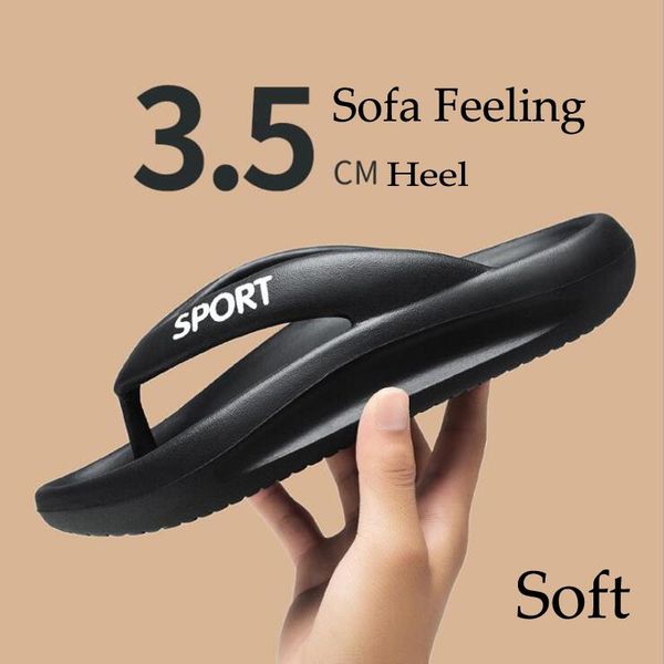 slippers summer women men flip flop brand girl outdoor beach soft bottom jelly shoes design casual open toed, Black
slippers summer women men flip flop brand girl outdoor beach soft bottom jelly shoes design casual open toed, Black