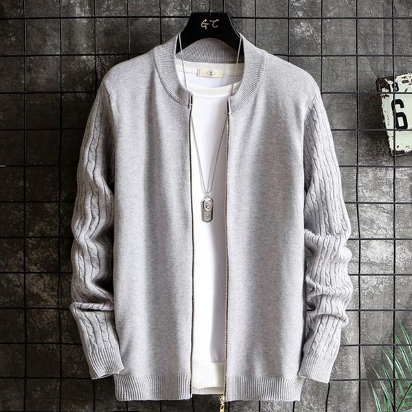 men's sweaters autumn men cardigan casual fashion simple zipper solid color mens cardigans winter basic sweater, White;black
men's sweaters autumn men cardigan casual fashion simple zipper solid color mens cardigans winter basic sweater, White;black