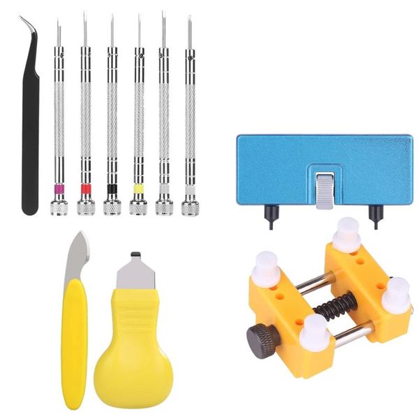 repair tools & kits 13 pcs watch battery replacement tool kit,with adjustable back cover bottle opener and remover
repair tools & kits 13 pcs watch battery replacement tool kit,with adjustable back cover bottle opener and remover