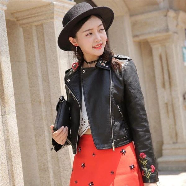 women's leather & faux spring women retro floral print embroidery pu jacket coat turndown collar moto biker black punk waistcoat y510
women's leather & faux spring women retro floral print embroidery pu jacket coat turndown collar moto biker black punk waistcoat y510