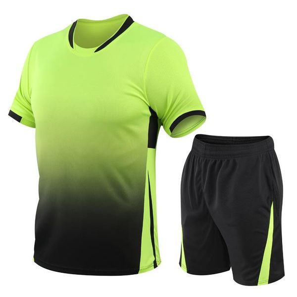 men's tracksuits jogging sports suit for young men loose quick drying fitness short sleeve t-shirt shorts thin ice student set, Gray
men's tracksuits jogging sports suit for young men loose quick drying fitness short sleeve t-shirt shorts thin ice student set, Gray