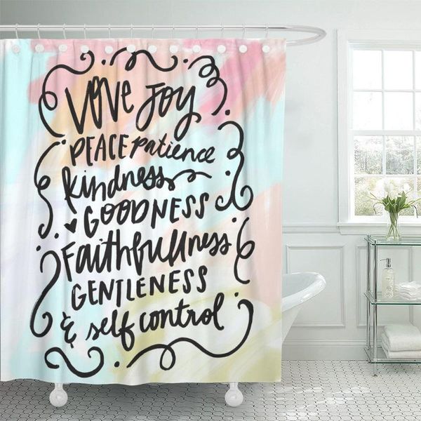 shower curtains lettering fruit of the spirit bible verse christian wall curtain waterproof polyester fabric 72 x inches set with hook
shower curtains lettering fruit of the spirit bible verse christian wall curtain waterproof polyester fabric 72 x inches set with hook