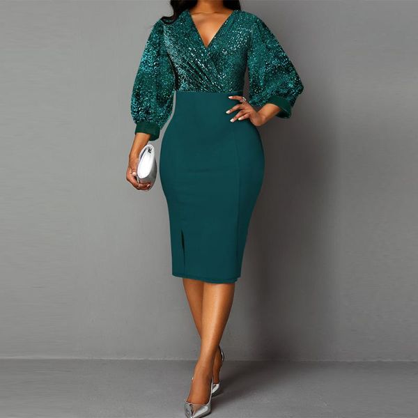 plus size slim office pencil bodycon dresses 5xl woman dress 2021 spring vintage v-neck bright silk long party casual, Black;gray
plus size slim office pencil bodycon dresses 5xl woman dress 2021 spring vintage v-neck bright silk long party casual, Black;gray
