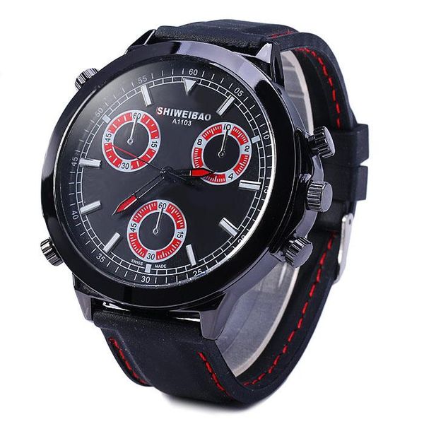 wristwatches shiweibao quartz watches men man fashionable black rubber strap men's sports clock male, Slivery;brown
wristwatches shiweibao quartz watches men man fashionable black rubber strap men's sports clock male, Slivery;brown