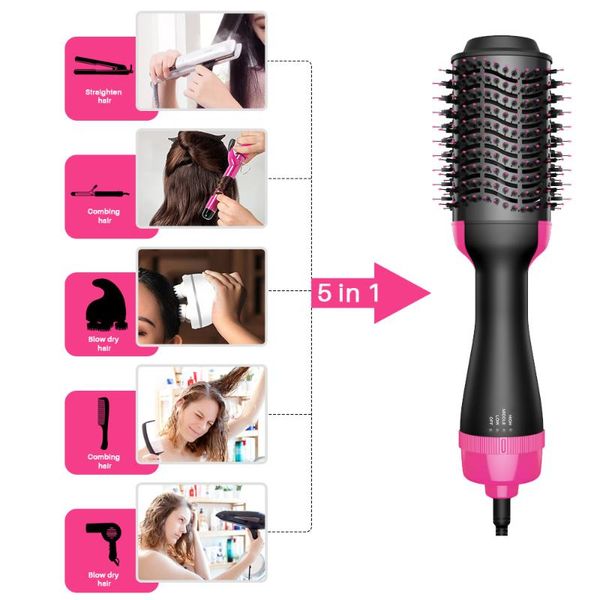 one step hair dryer volumizer electric blow air brush straightener curler comb and styler brushes
one step hair dryer volumizer electric blow air brush straightener curler comb and styler brushes