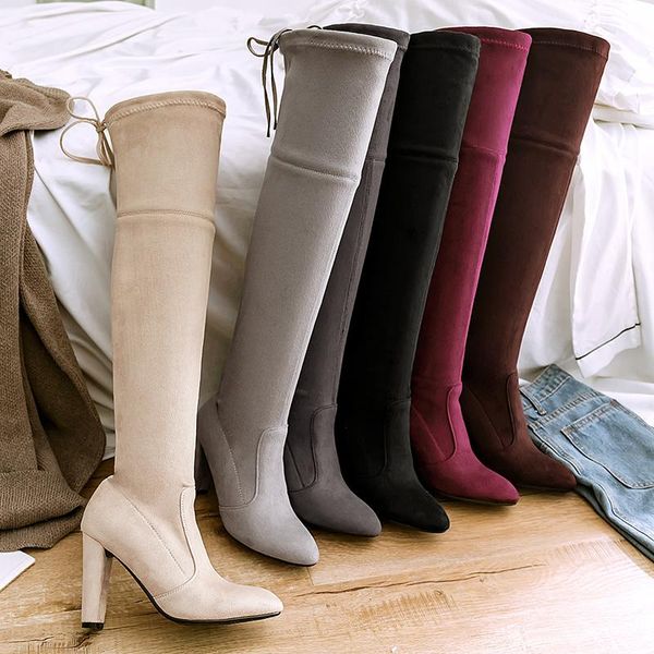 boots 2021 plus size 33-46 women fetish over the knee block 10cm high heels long thigh booties burgundy warm winter russia shoes, Black
boots 2021 plus size 33-46 women fetish over the knee block 10cm high heels long thigh booties burgundy warm winter russia shoes, Black