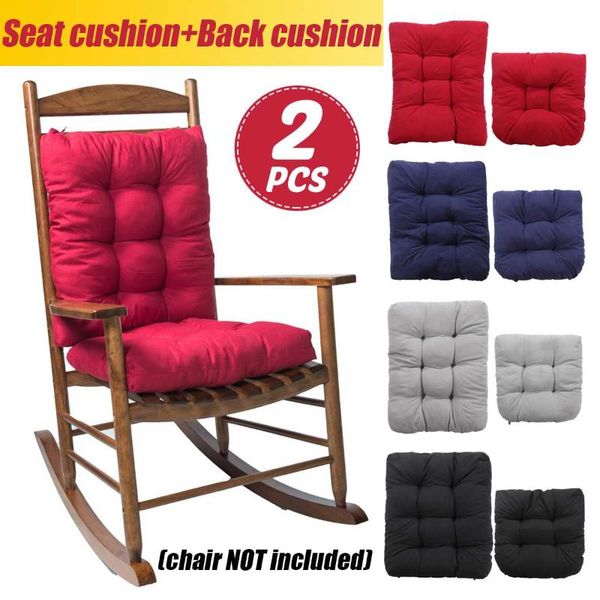 cushion/decorative pillow 2pcs chair pad mat rocking recliner seat back cushion thicker buttocks office sofa home garden
cushion/decorative pillow 2pcs chair pad mat rocking recliner seat back cushion thicker buttocks office sofa home garden