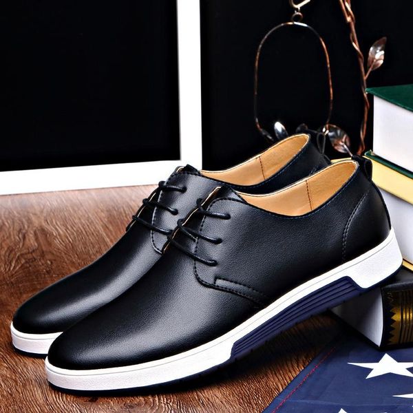 men formal shoes leather business casual dress office luxury male breathable oxfords, Black
men formal shoes leather business casual dress office luxury male breathable oxfords, Black